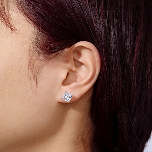 Swarovski Zirconia Square Stud Earrings