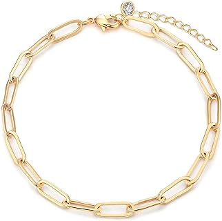 14k Gold Plated MEVECCO Women's Bracelet with Dainty Box Chain and Lobster Claw Clasp, Minimalist Design for Elegant Ladies