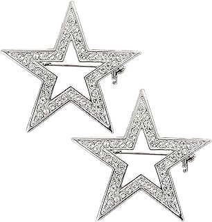 POPETPOP 2pcs Suit Corsage Sparkling Star Brooch Brooches Bling Star Brooch Pin Backpacks Five Pointed Star Brooch Aesthetic Shawl Sweater Lovely Sparkle Star Pin Badge Delicate Alloy Miss