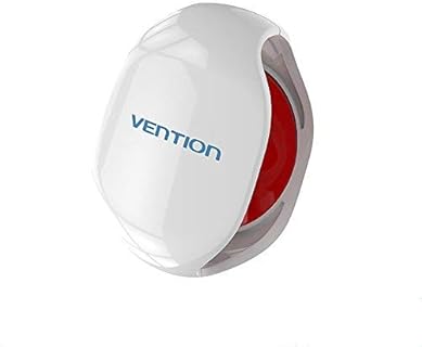 Vention Enrouleur de Câbles Automatique en ABS, Blanc, 50mm*22mm*73mm, Compact et Léger, pour un Espace de Travail Propre et Ordonné. Idéal pour Tous
