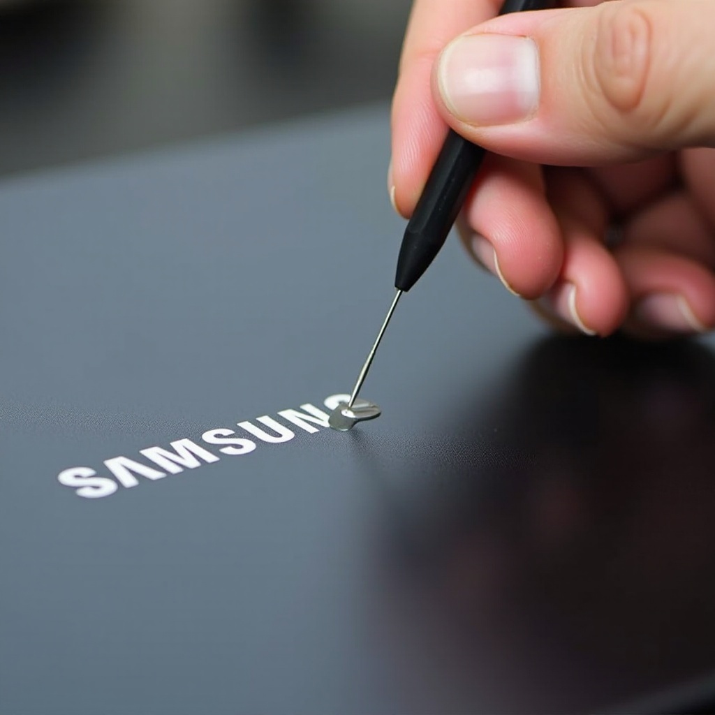 samsung tablet reset mit nadel