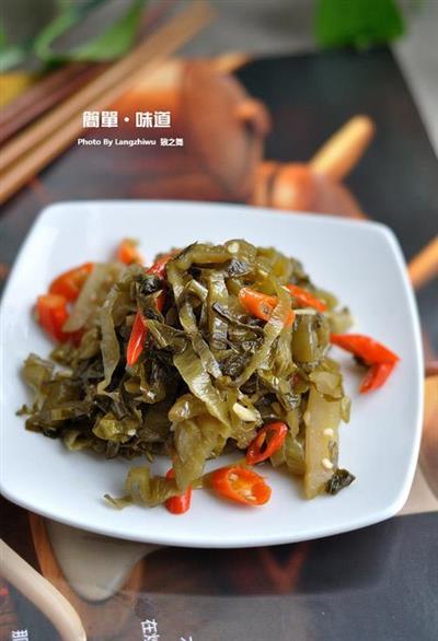 小炒酸菜的正宗做法