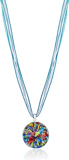 Venetian Murano Glass Necklaces Earrings Bracelets | 100% Handmade & 100% Unique | Pendants | Earrings | Protection | Positive Energy | Balance | Jewelry | Comes with Beautiful Gift Box | Glass Artwork