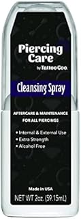 Sodium-Free Tattoo Goo Nose Ring Spray with Peppermint Flavor for Adults in Custom Design - 2 fl oz