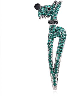 WCB1FPu Dog Brooches Women's Animal Brooch Fashion Scarf Hat Shawl Bags Pins Birthday Gift Christmas Halloween Jewelry