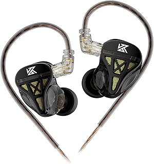 Yeabomy KZ EDX Ultra Écouteurs Intra-auriculaires pour Gaming et Sport avec Son HiFi, Suppression Active du Bruit et Jack 3,5 mm. Idéal pour Samsung, Huawei, Tablettes et Ordinateurs Portables