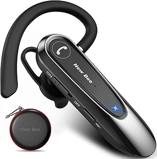 New bee Bluetooth Headset für Avaya, optimal für Berufstätige, mit dualen Mikrofonen und 20 Stunden Sprechzeit. Kabellos, leicht und verstellbar, ideal für Büroeinsatz und Reisen