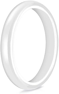 Unisex Ceramic Wedding Ring - Lightweight, Scratch Resistant & Comfortable Fit | Ideal for Daily Wear or Special Occasions | Available in Multiple Sizes (2mm, 3mm, 4mm, 6mm, 8mm)