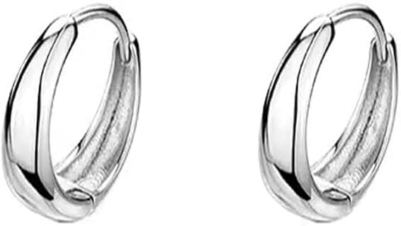 16mm Sterling Silver Mini Hoop Earrings with Cubic Zirconia for Women, Teens - Butterfly/Turtle/Dragonfly/Snake/Flower/Filigree Design, Latch Back