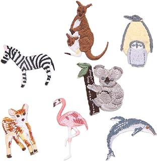 Hand-Embroidered Animal Brooch Pins with Secure Pin Clasp, Perfect for Kids and Women, Ideal for Apparel and Bag Decoration