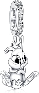 Annmors Women's Sterling Silver Star Wars Bead Bracelet, 5A Cubic Zirconia Charm, Compatible with Bracelets & Necklaces, Christmas Valentine & Mother's Day Gift