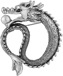 Vintage Dragon Brooch Dragon Brooch Lapel Pin Women Christmas Brooch Pins Flying Dragon Brooch Pin Animal Brooch