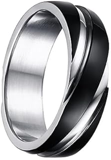 VALICLUD 1pc Fashion Men Ring Men Twill Ring Mens Rings Trendy Rings Titanium Steel Ring Rings for Men Wedding Bands Mens Gifts Engagement Rings Muslim Gifts Jewelry Wedding Ring Man