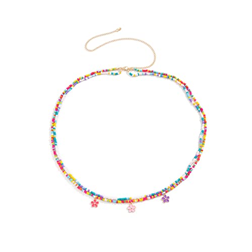 Sexy Beaded Waist Chain Summer Boho Bikini Beads Belly Chains Summer Beach Waist Bead Belly Chain Body Chain Jewelry for Women Girls