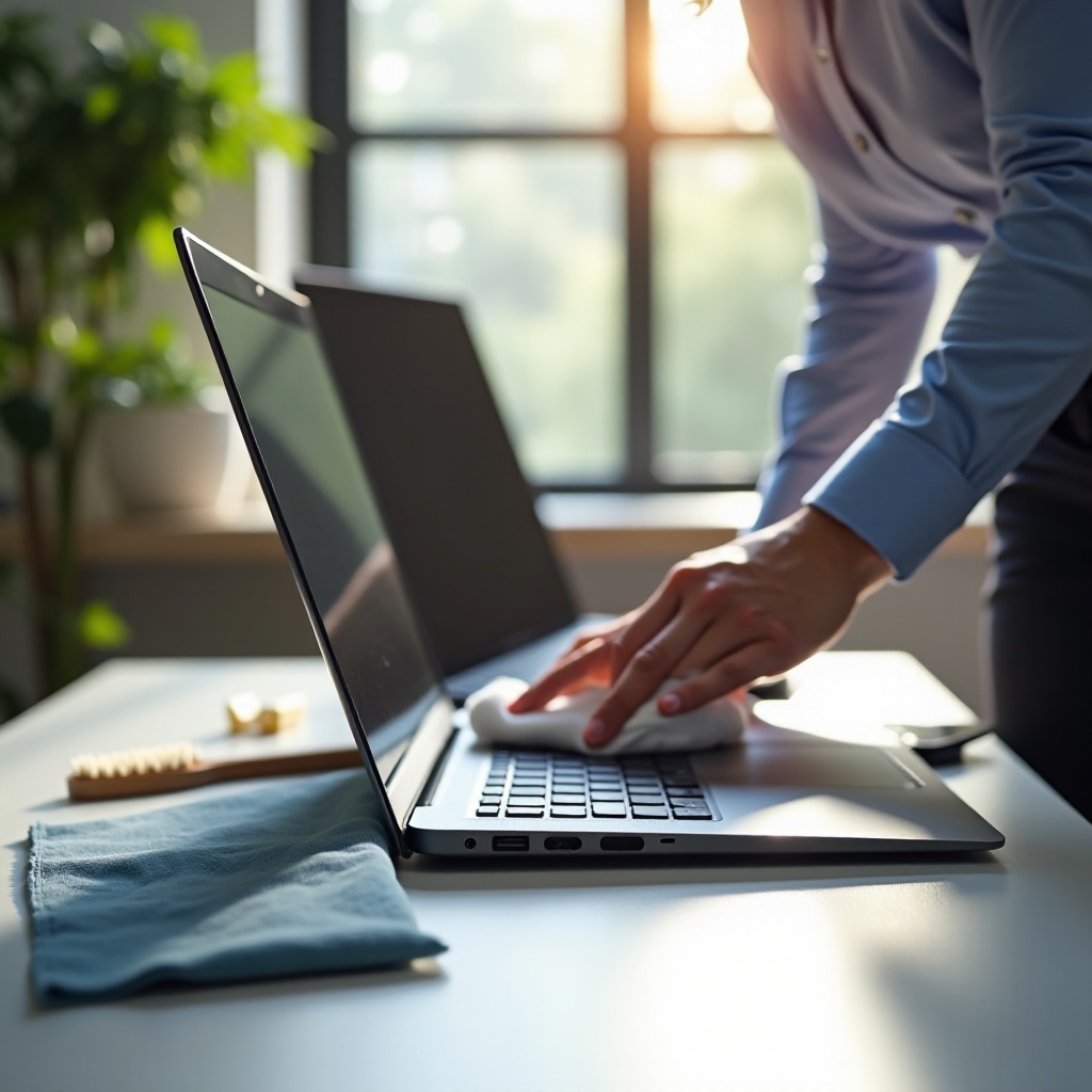 Laptop sauber machen: Tipps und Fehler vermeiden
