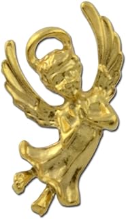 Gold Guardian Angel Brooch with Secure Base Metal Pin for Loved Ones - Subtle and Stylish Halo Design