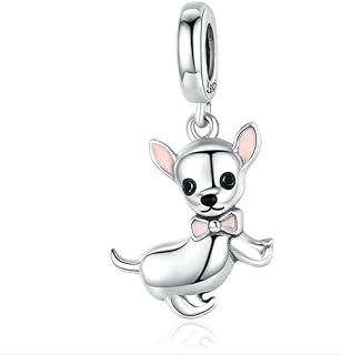 Dog Charm 925 Sterling Silver Dinosaur Charm Spider charm Cat Charm Animal Charm Dolphin Charm Mouse Charm for Pandora Charm Bracelet