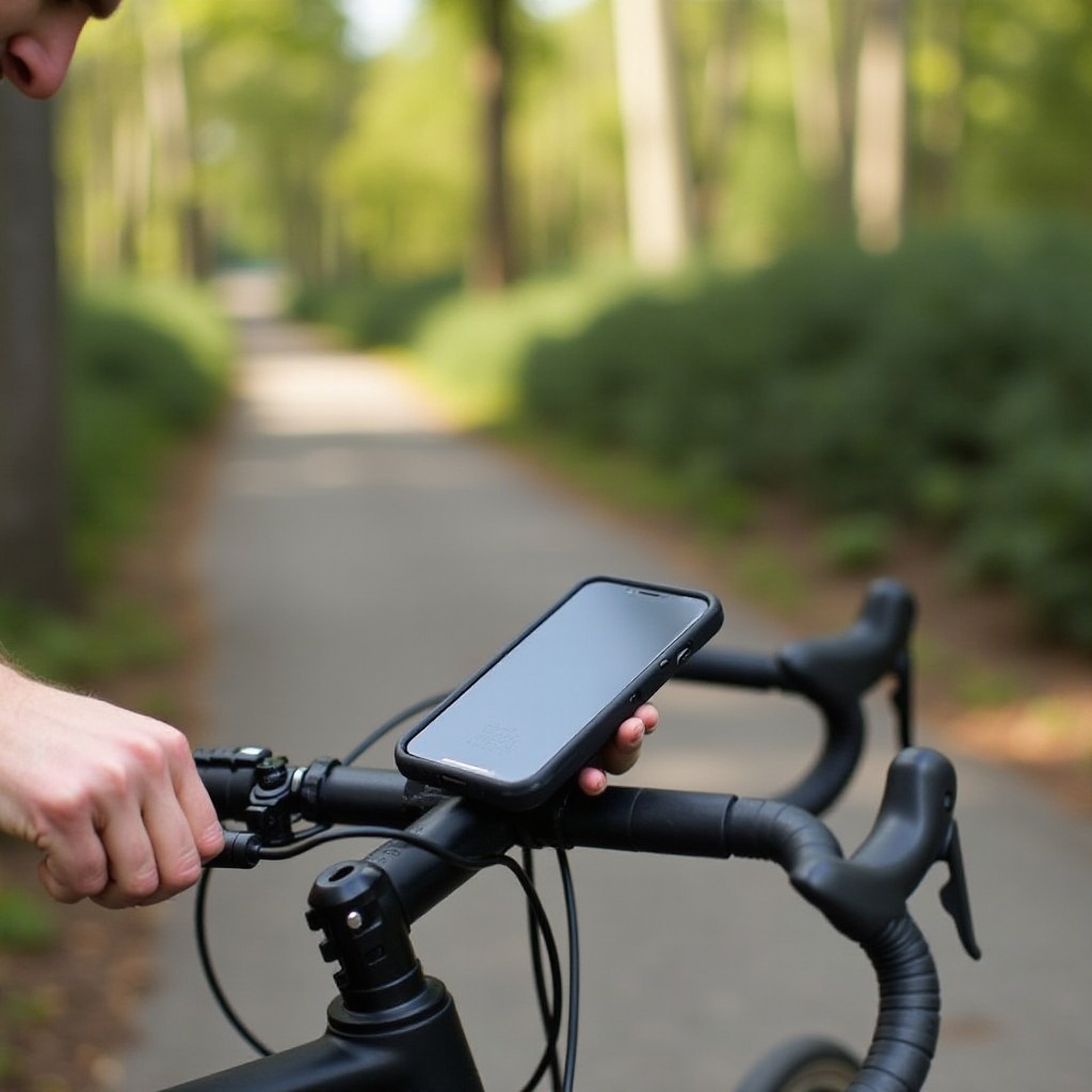 handy als fahrradcomputer