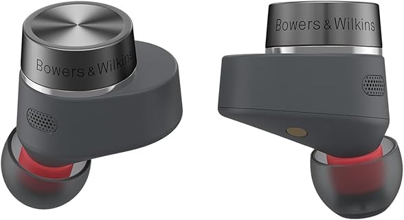 Bowers & Wilkins Pi5 S2 True Wireless Noise Cancelling Kopfhörer mit Bluetooth und aptX, klein und portabel, ideal für anspruchsvolle Musikliebhaber unterwegs