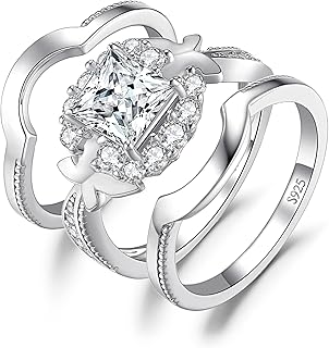 JewelryPalace Bague de fiançailles en argent sterling 925 pour femme avec zircon cubique et couronne Claddagh, taille 52, idéale pour toutes les occasions spéciales
