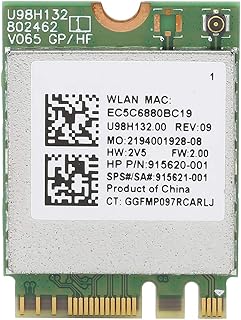Carte réseau sans fil AC Mugast, jusqu'à 433M avec Bluetooth 4.2, pour ordinateurs portables et ordinateurs de bureau sous Windows 7/8/10. Compacte et performante. Idéale pour la connectivité rapide et fiable