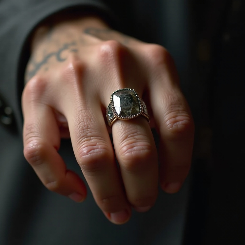 Die Bedeutung eines Rings am Mittelfinger bei Männern