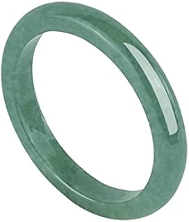 Natural Jade Ring for Women,Good Luck Jewelry Natural Green Jade Ring for Girls with Gift Box