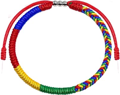 LAMIBEE Unisex Autism Support Beaded Bracelet with Crystal-Infused, Colorful Puzzle Pattern on a Box Chain - Expressive Statement Piece for Awareness & Inclusivity