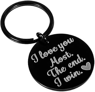 VANLOVEMAC Funny Anniversary Wedding Gifts for Him Boyfriend from Girlfriend Birthday Gifts for Husband from Wife I Love You Gifts Keychains for Valentine Day Christmas