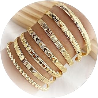 Harry and Henry Gold Bracelet Stack for Women Gold Bangles Multi Bangles Bracelets Indian Boho Bangles Set Layered Mixed Bangles Bracelets Stackable Textured Bracelets for Girls Christmas Gifts 2023