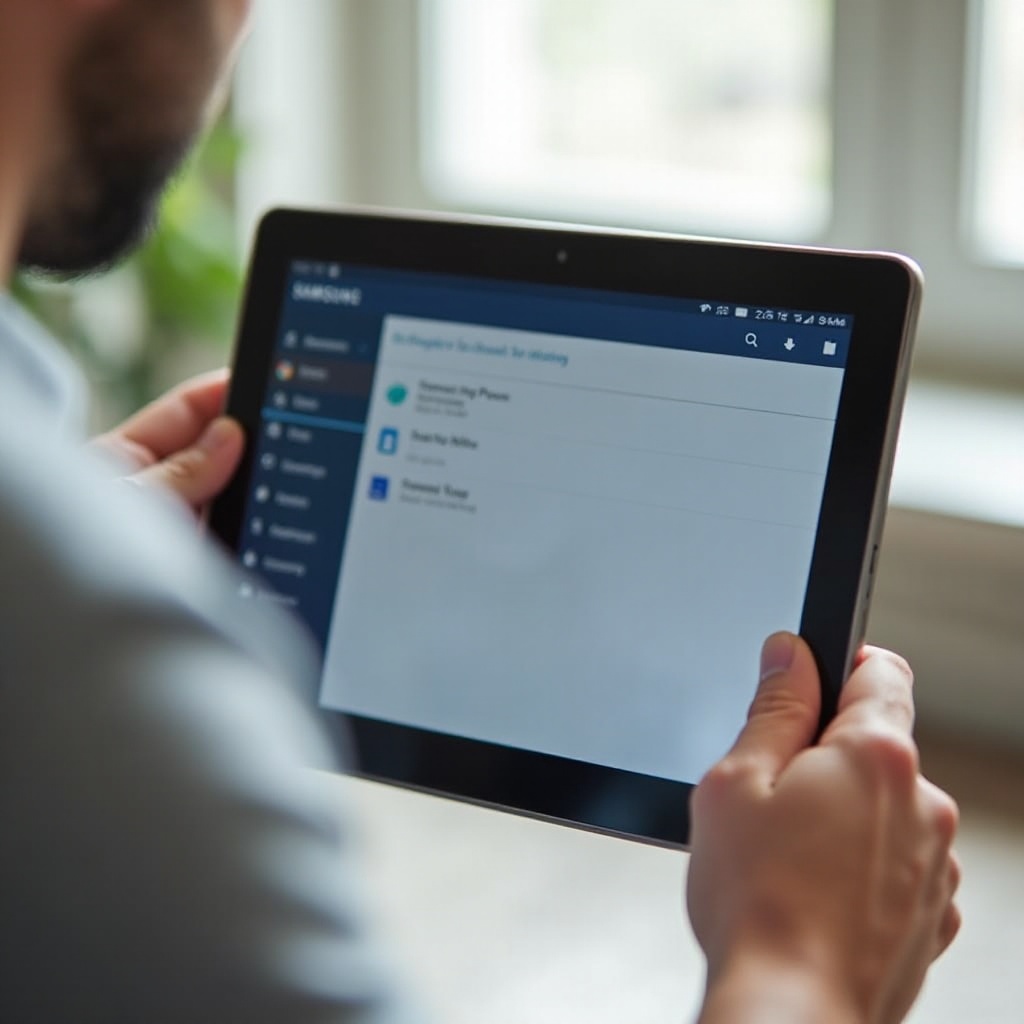 Comment gérer la corbeille sur tablette Samsung facilement