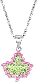 Crystal Greek Alpha Brooch Pin-Alloy Steel Material with Pink Pearl, Rhinestones Accent- Perfect Women's Sorority, Graduation, and Mother's Day Gift