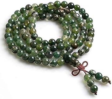 Popular 8mm Knotted natural agate bead Necklace