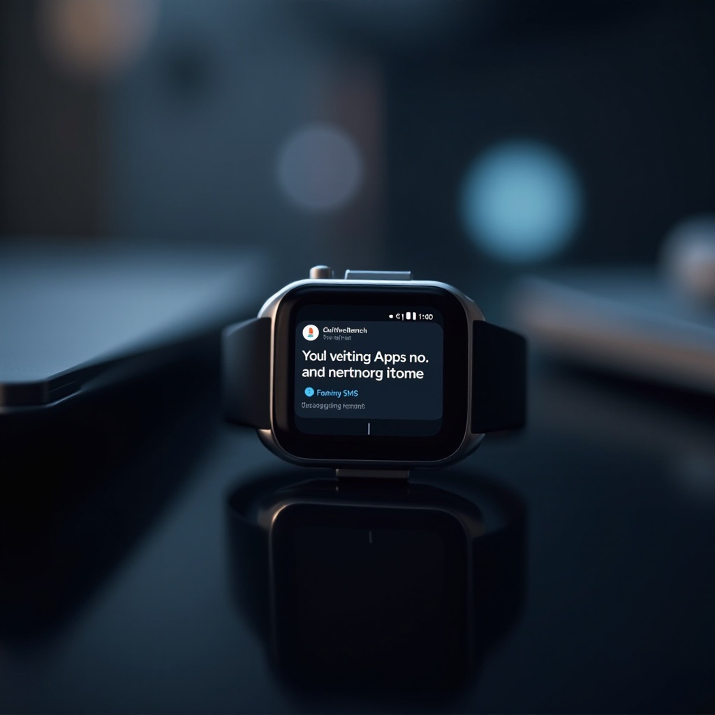 recevoir sms sur montre connectée