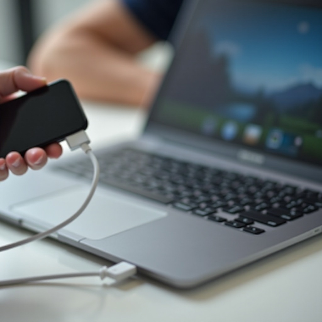 handy mit laptop verbinden mit kabel