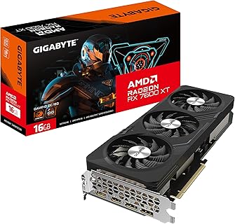 Gigabyte Radeon RX 7600 XT 16 GB con arquitectura RDNA 3 y enfriamiento Windforce, ideal para videojuegos en escritorio y para una experiencia visual impresionante