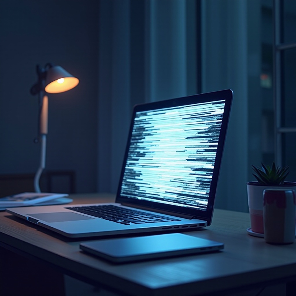 laptop bildschirm flackert streifen