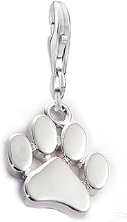 Enchanting Dog Charm Bracelet with Lobster Clasp, Copper-Alloy Material for Dog Lovers, Paw Design