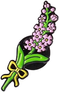 Cute Fashion Enamel Pink Flower Red Rose Forget Me not Flower Pin and Brooch