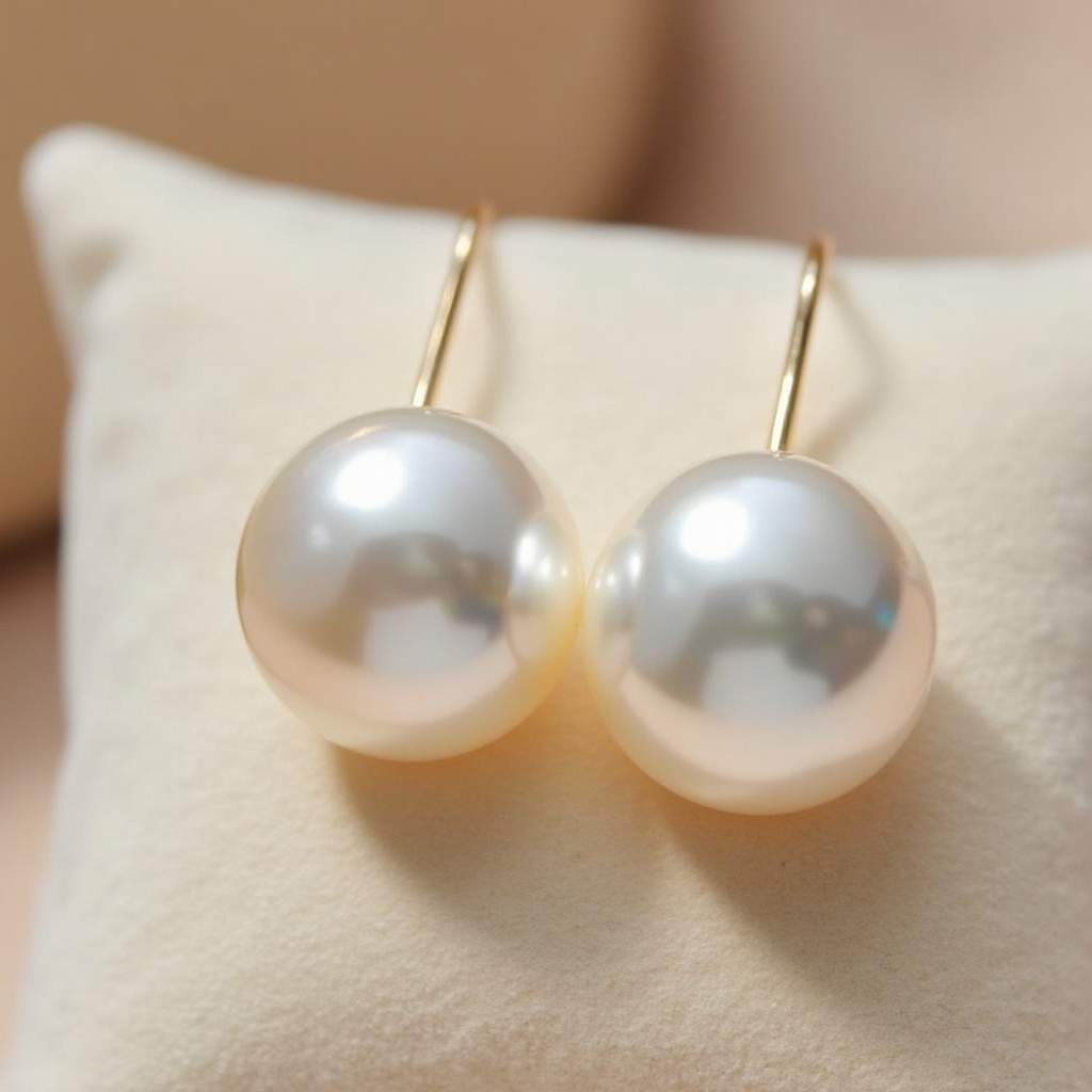 boucles d'oreilles en perles mikimoto