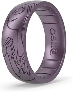 Enso Rings The Nightmare Before Christmas Collection - Disney Silicone Rings - Jack & Sally