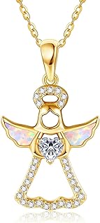 Mothers Day Gifts 14k Real Gold Dainty Necklace, Solid Gold Delicate Pendant For Women Mom Lover