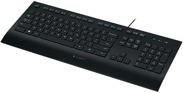 Logitech Clavier QWERTY US Filaire pour MacBook Pro avec Conception Ergonomique, Rétroéclairage et Coque Renforcée. Idéal pour le Bureau et les Longues Sessions de Travail