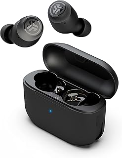 JLab Go Air Pop 5.1 In-Ear Kopfhörer mit Bluetooth, 8mm Neodym-Treibern, USB-Ladecase, Lange Akkulaufzeit und Dual-Verbindung, Ideal für Musikliebhaber und Vielreisende