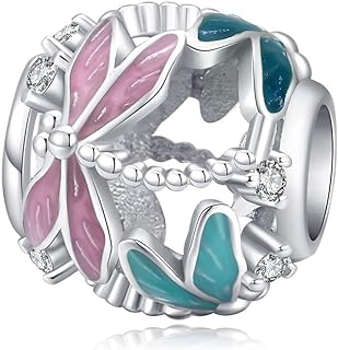Charming Silver S925 Dragonfly Bracelet with Stunning Christmas, Animal, and Enamel Charms - Perfect for Pandora Women's Bracelets