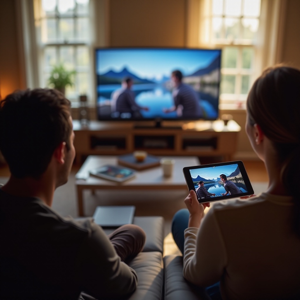verbindung tablet mit fernseher