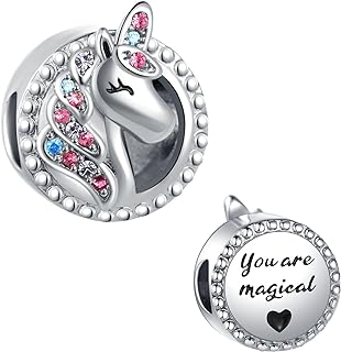 NARTGO You are Magical Unicorn Charm Compatible with Pandora Charms Bracelets