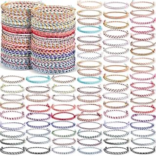 Woven Wrap Friendship Bracelets Beach String Bracelets Handmade Braided Bracelet Adjustable Thread Bracelets for Women Girls Party Favors Birthday Gifts