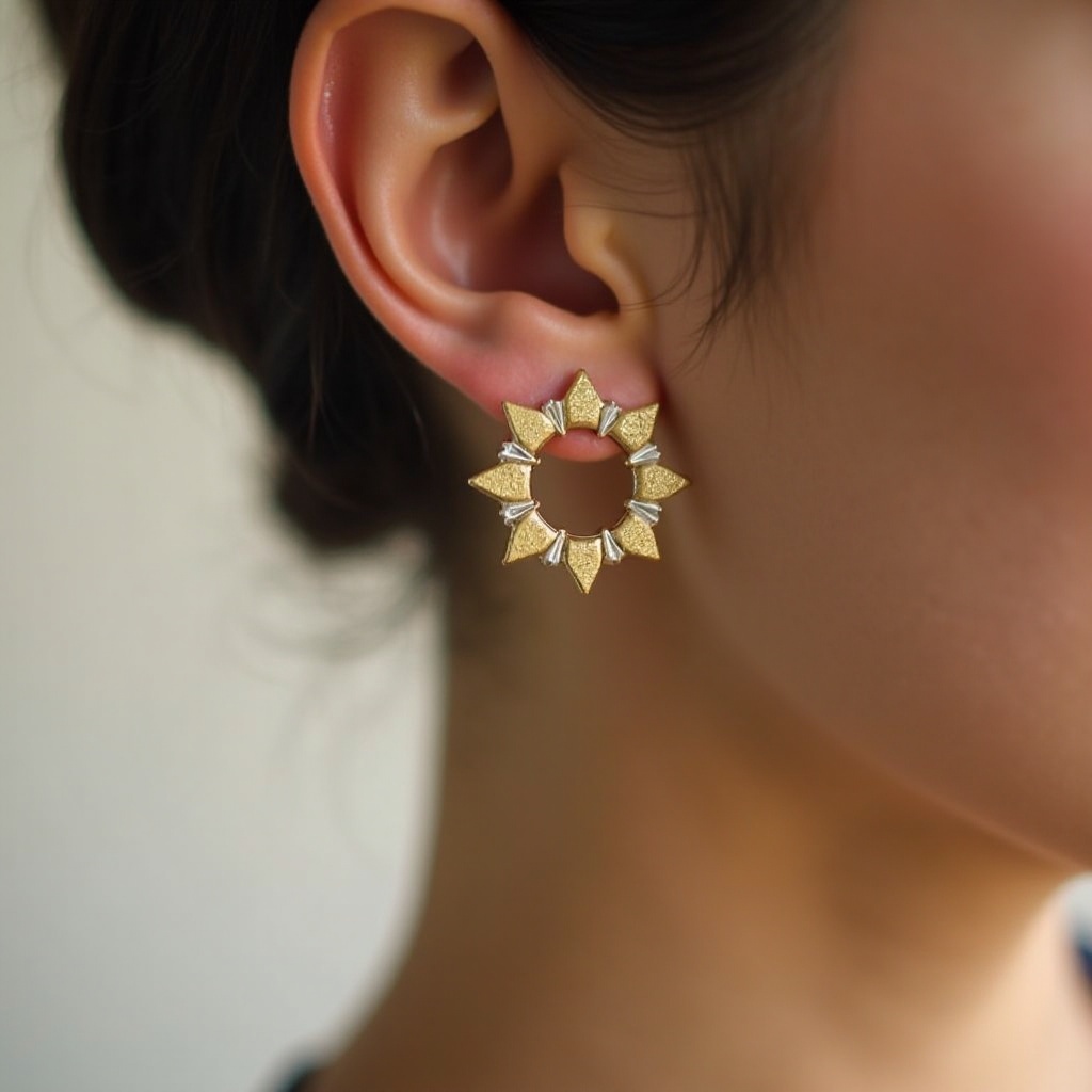 boucle d'oreille dépareillée