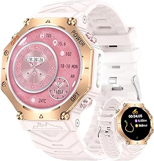 OMMQスマートウォッチ、AI文字盤とGPS内蔵、高輝度懐中電灯、軍用規格の1.39インチ大画面であらゆる活動に最適です。